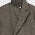 Retori Double Breasted Coat Anthracite - Ready To Wear - Luxury Coats & Jackets for Men - Detail