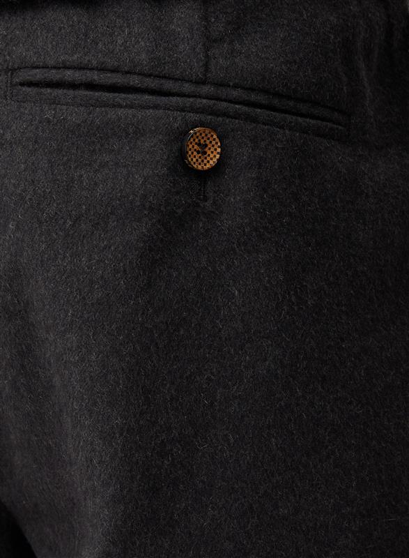 Retori Relaxed Pants Anthracite - Ready To Wear - Luxury Trousers for Men - Detail
