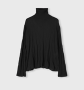 Retori Waves Turtleneck Black - Knitwear - Luxury Sweaters for Women