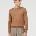 Retori Ultimate Crewneck Camel And Natural - Ready To Wear - Luxury Sweaters for Men