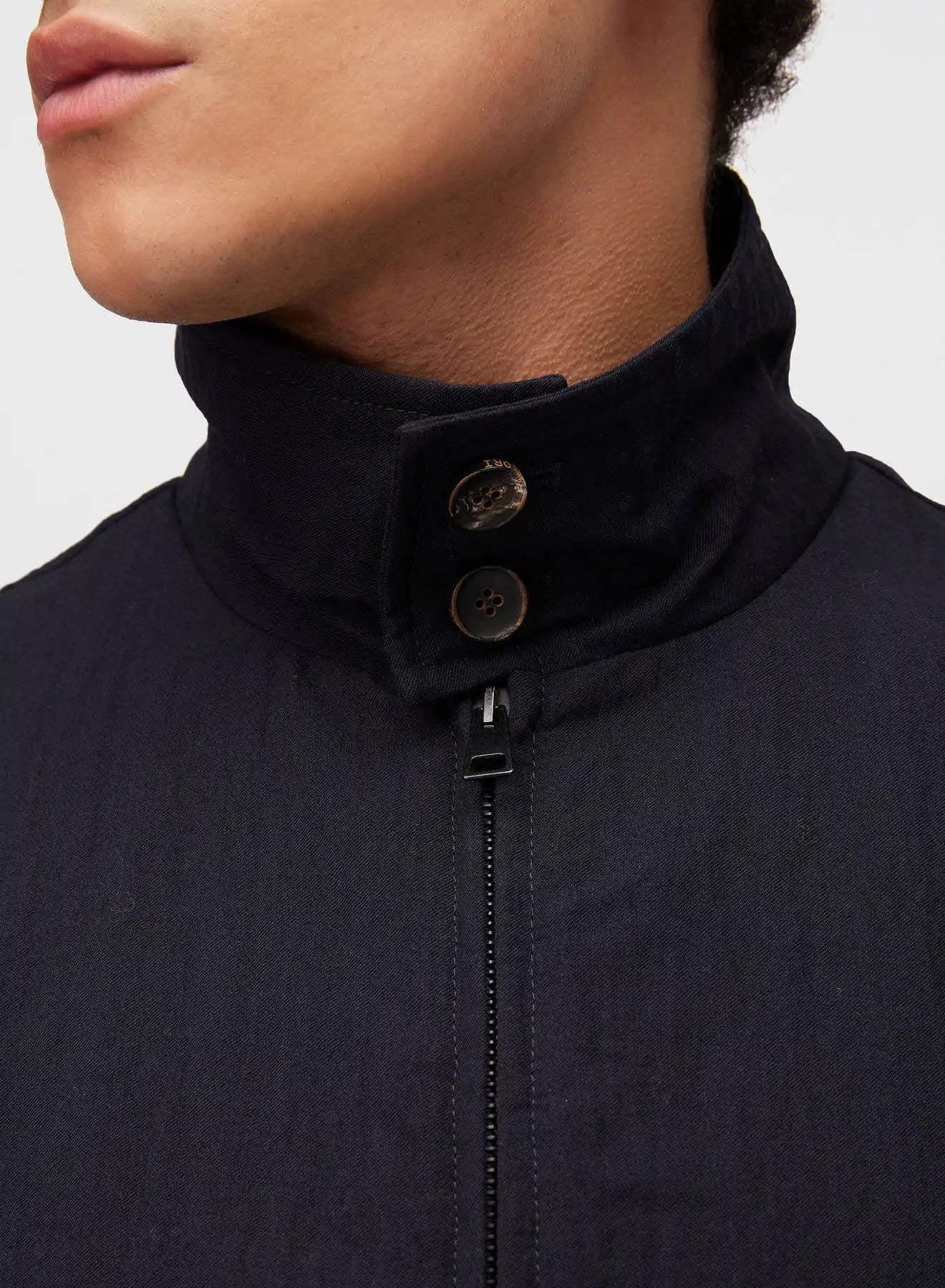 Retori Packable Bomber Dark Blue - Ready To Wear - Luxury Bomber Jackets for Men and Women - Detail