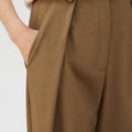 Retori Sartorial Pants Dark Camel - Ready To Wear - Luxury Pants for Women