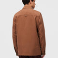 Retori Saharienne With Four Pockets And Embroidery Clay - Ready To Wear - Luxury Coats & Jackets for Men - Back Model