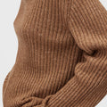Retori Ribbed Crewneck Clay - Knitwear - Luxury Sweaters for Men and Women - Side Woman