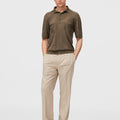 Retori Botanical Polo Military Green - Knitwear - Luxury Polos for Men - Full Model