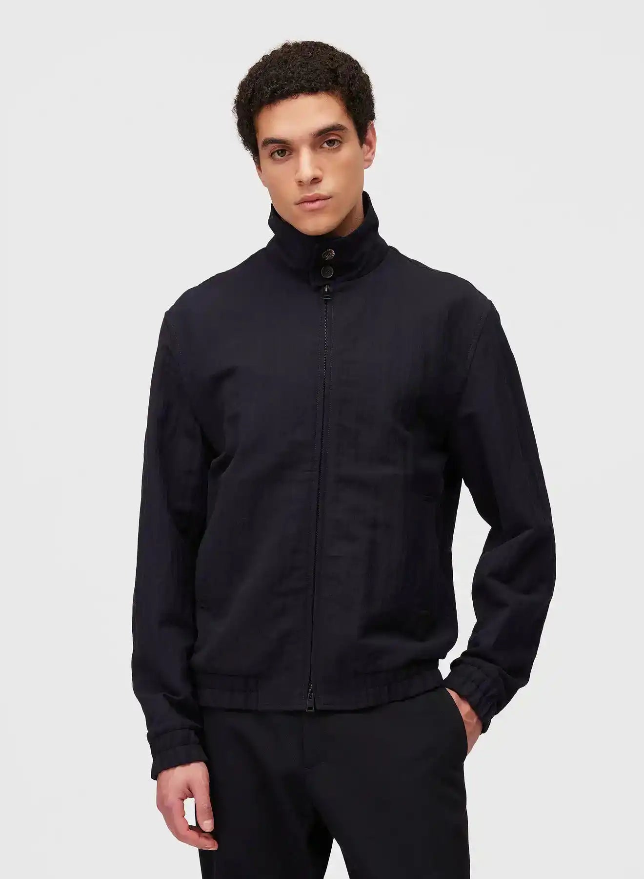 Retori Packable Bomber Dark Blue - Ready To Wear - Luxury Bomber Jackets for Men and Women - Front Man