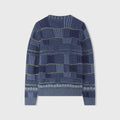 Retori Opposites Dance Crewneck Navy And Grey - Ready To Wear - Luxury Sweaters for Men