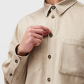 Retori Shirt Jacket Natural - Ready To Wear - Luxury Overshirts for Men - Detail Buttons