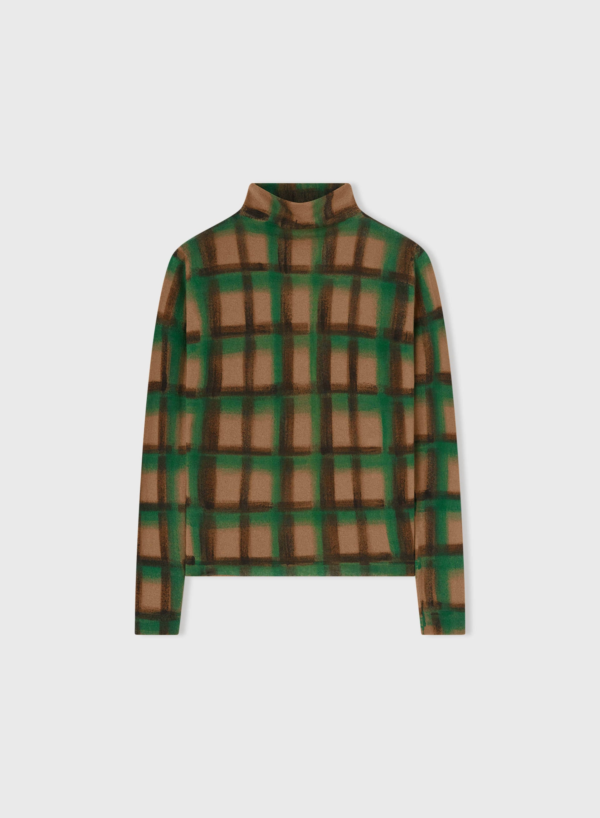 Retori Check Rollneck Green - Ready To Wear - Luxury Sweaters for Women