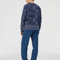 Retori Opposites Dance Crewneck Navy And Grey - Ready To Wear - Luxury Sweaters for Men