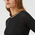 Retori Chain Dress Black - Ready To Wear - Luxury Dresses for Women - Detail