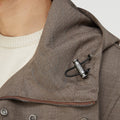Retori Water Repellent Embroidered Natural Fiber Parka Beige - Ready To Wear - Luxury Parkas for Men