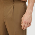 Retori Relaxed Pants Dark Camel - Ready To Wear - Luxury Pants for Men