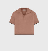 Retori Relaxed Polo Mauve - Ready To Wear - Luxury Polos for Women