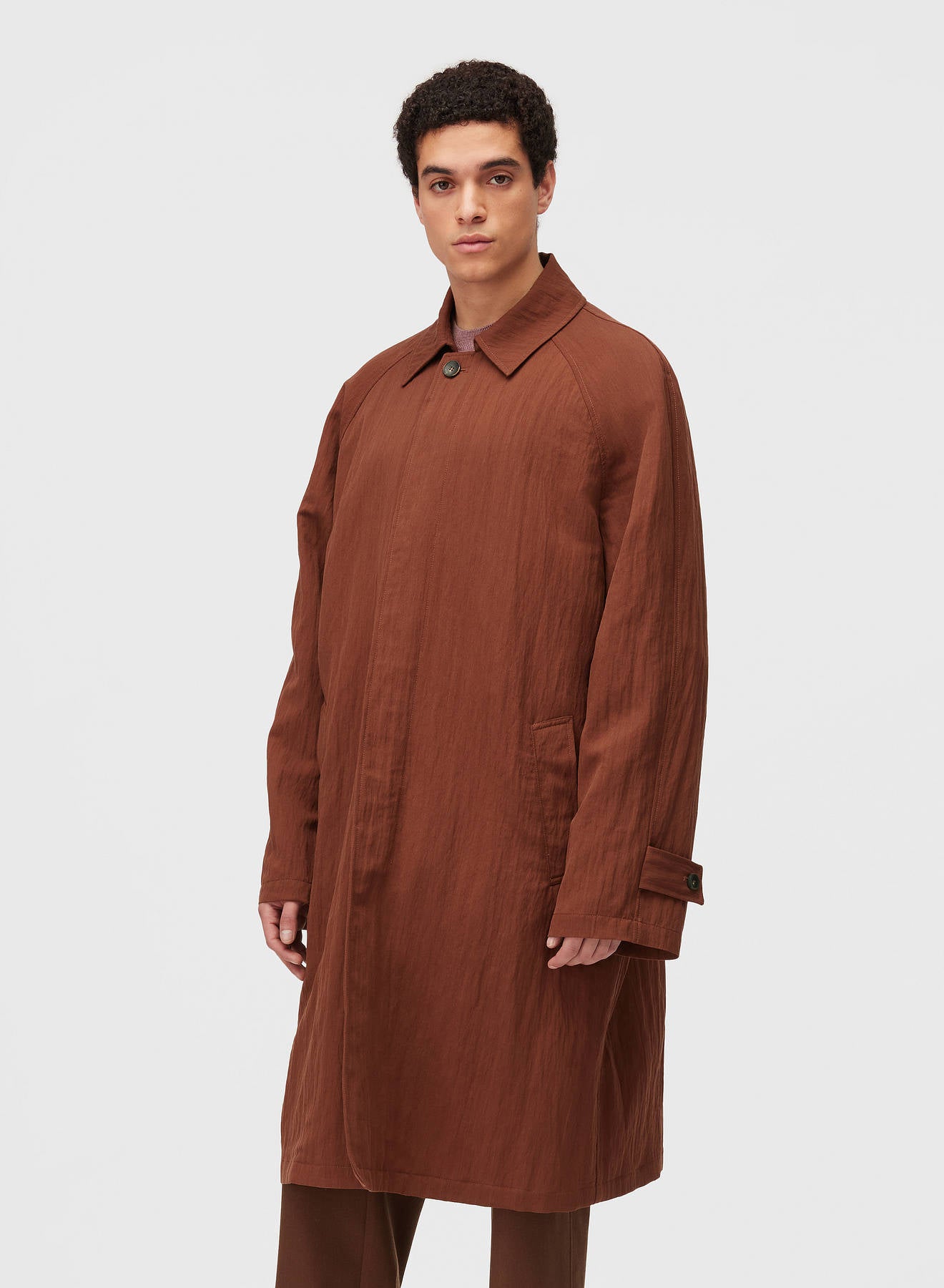 Retori Packable Trench Clay - Ready To Wear - Luxury Trench Coats for Men and Women - Front Man