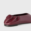 Retori Ballet Flat Bordeaux - Accessories - Luxury Flats for Women - Detail