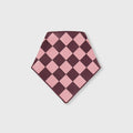 Retori Color Block Damier Bandieau Amaranth And Rose - Accessories - Luxury Scarves & Shawls