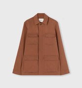 Retori Saharienne With Four Pockets And Embroidery Clay - Ready To Wear - Luxury Coats & Jackets for Men