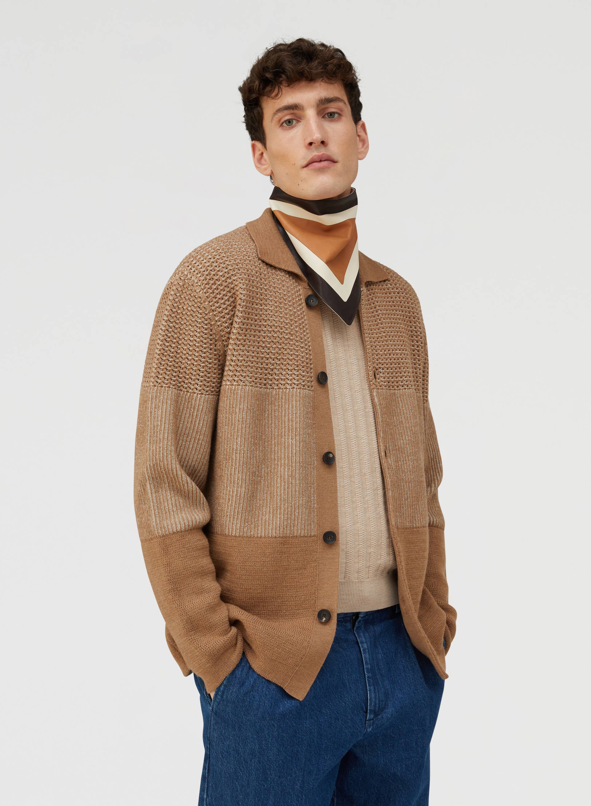 Retori Knitted Overshirt Natural - Ready To Wear - Luxury Overshirts for Men