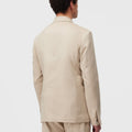 Retori Double Breasted Blazer Natural - Ready To Wear - Luxury Coats & Jackets for Men - Back Model