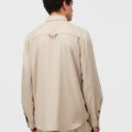 Retori Shirt Jacket Natural - Ready To Wear - Luxury Overshirts for Men - Back