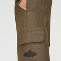 Retori Embroidered Cargo Pants Green - Ready To Wear - Luxury Cargo Pants for Women