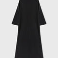 Retori Double Shawl Collar Coat Black And Grey - Ready To Wear - Luxury Overcoats for Women - Back