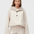 Retori Double Anorak Ivory And Natural - Ready To Wear - Luxury Parkas for Women - Front