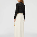 Retori Jacquard Damier Rollneck Black And Camel - Ready To Wear - Luxury Sweaters for Women