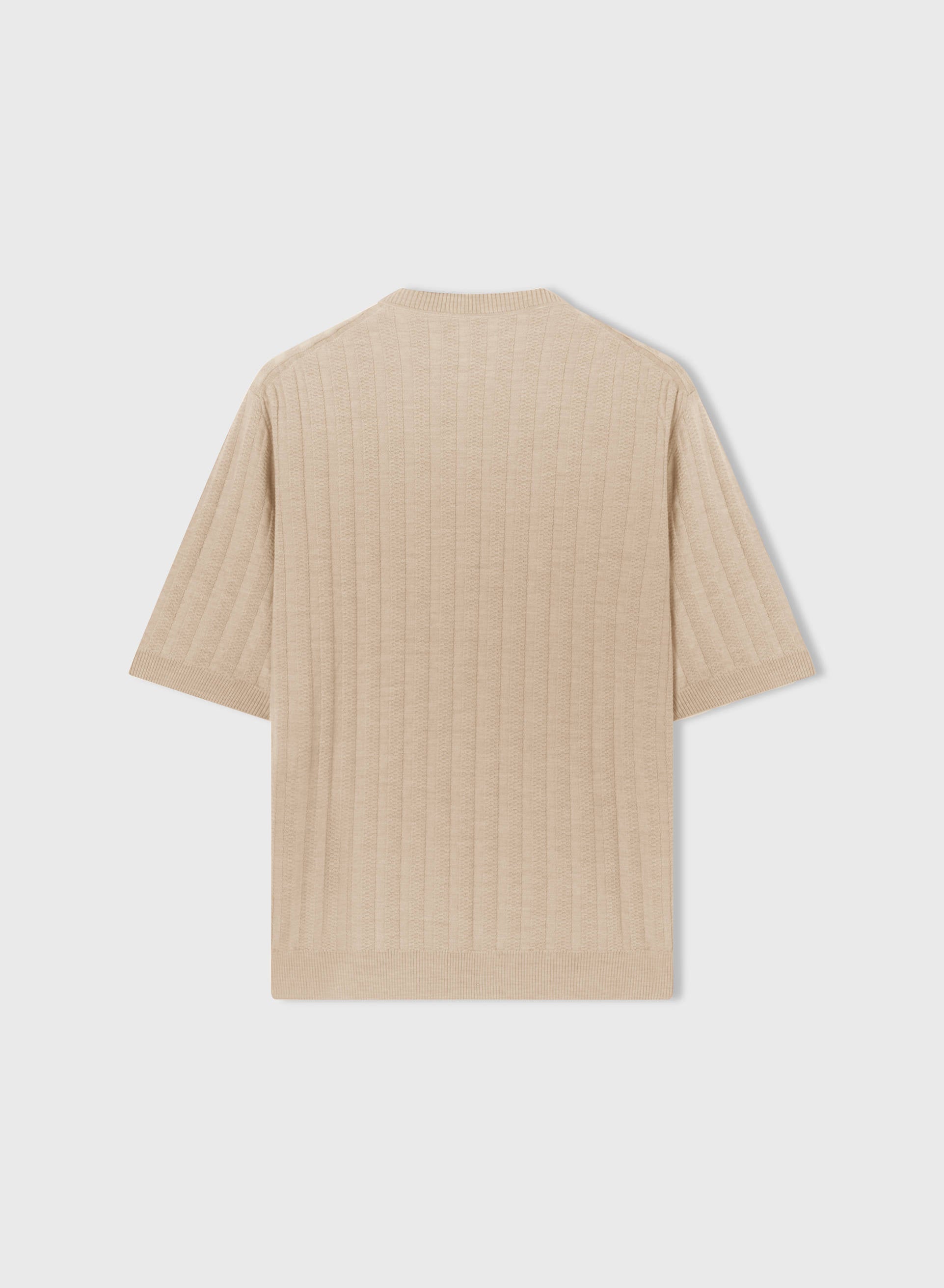 Retori Mini Cable Tshirt Natural - Ready To Wear - Luxury T-Shirts for Men