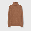 Retori Ribbed Turtleneck Clay - Knitwear - Luxury Sweaters for Men and Women