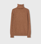 Retori Ribbed Turtleneck Clay - Knitwear - Luxury Sweaters for Men and Women