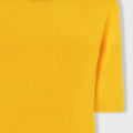 Retori Light Cashmere Tshirt With Chain Detail Yellow - Knitwear - Luxury T-Shirts for Women