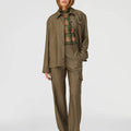 Retori Check Rollneck Green - Ready To Wear - Luxury Sweaters for Women - Front
