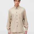 Retori Shirt Jacket Natural - Ready To Wear - Luxury Overshirts for Men - Front