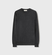 Retori Side Argyle Detail Crewneck Anthracite - Knitwear - Luxury Sweaters for Men and Women