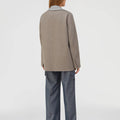 Retori Cardi Blazer Taupe And Grey - Ready To Wear - Luxury Coats & Jackets for Women - Back