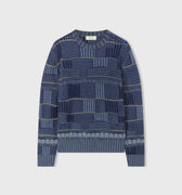Retori Opposites Dance Crewneck Navy And Grey - Ready To Wear - Luxury Sweaters for Men