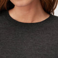 Retori Side Argyle Detail Crewneck Anthracite - Knitwear - Luxury Sweaters for Men and Women - Detail Neck