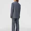 Retori Double Breasted Blazer Denim Blu - Ready To Wear - Luxury Coats & Jackets for Women