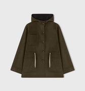 Retori Rope Reversible Parka Anthracite And Musk - Ready To Wear - Luxury Parkas for Women