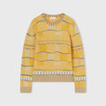 Retori Opposites Dance Crewneck Yellow And Camel - Ready To Wear - Luxury Sweaters for Men