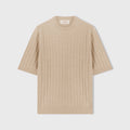 Retori Mini Cable Tshirt Natural - Ready To Wear - Luxury T-Shirts for Men