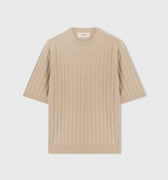 Retori Mini Cable Tshirt Natural - Ready To Wear - Luxury T-Shirts for Men