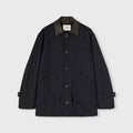 Retori Field Jacket With Leather Details Navy And Camel - Ready To Wear - Luxury Coats & Jackets for Men