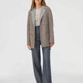 Retori Cardi Blazer Taupe And Grey - Ready To Wear - Luxury Coats & Jackets for Women - Full Model