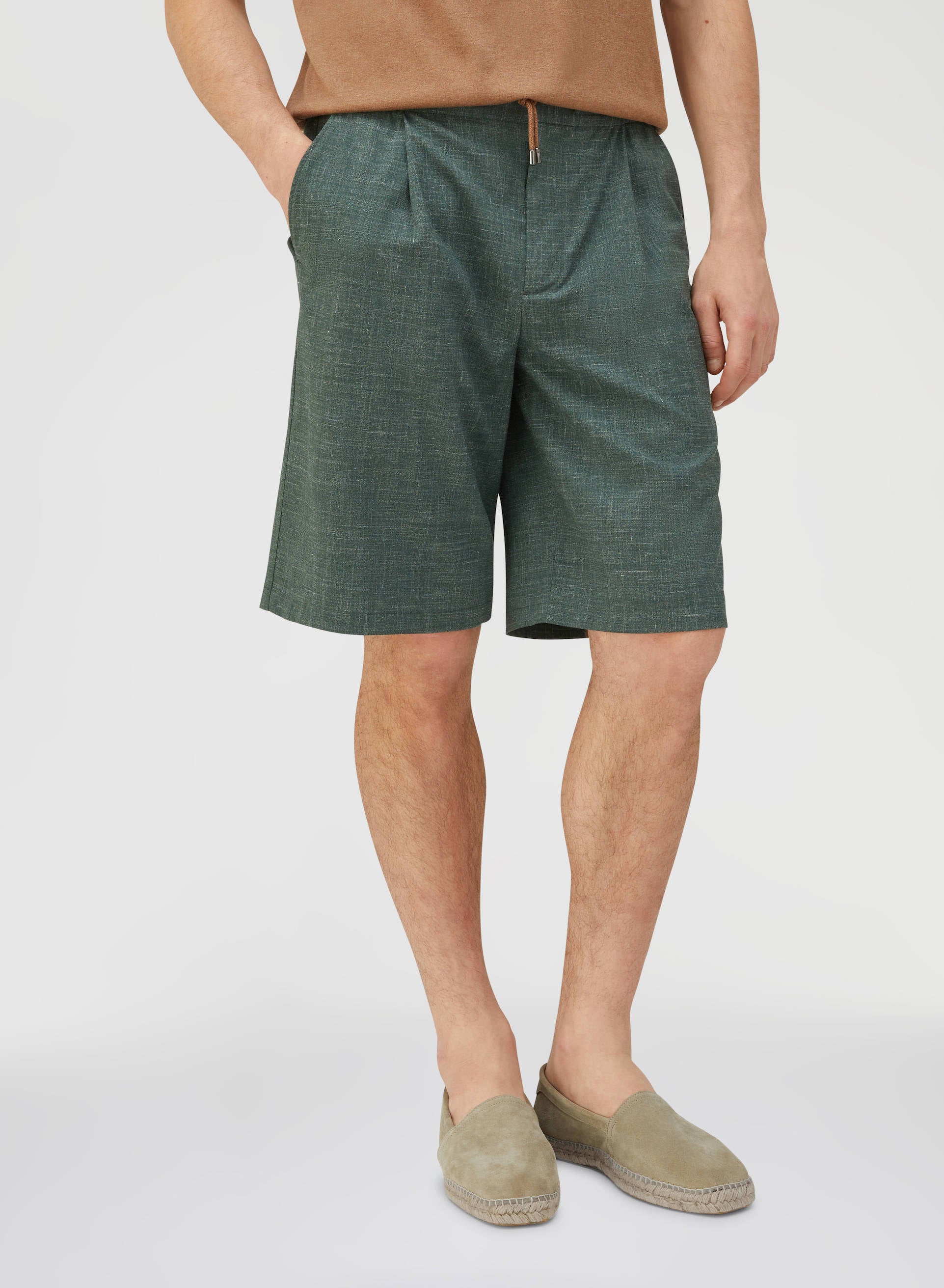 Retori Relaxed Bermuda Green - Ready To Wear - Luxury Bermudas for Men