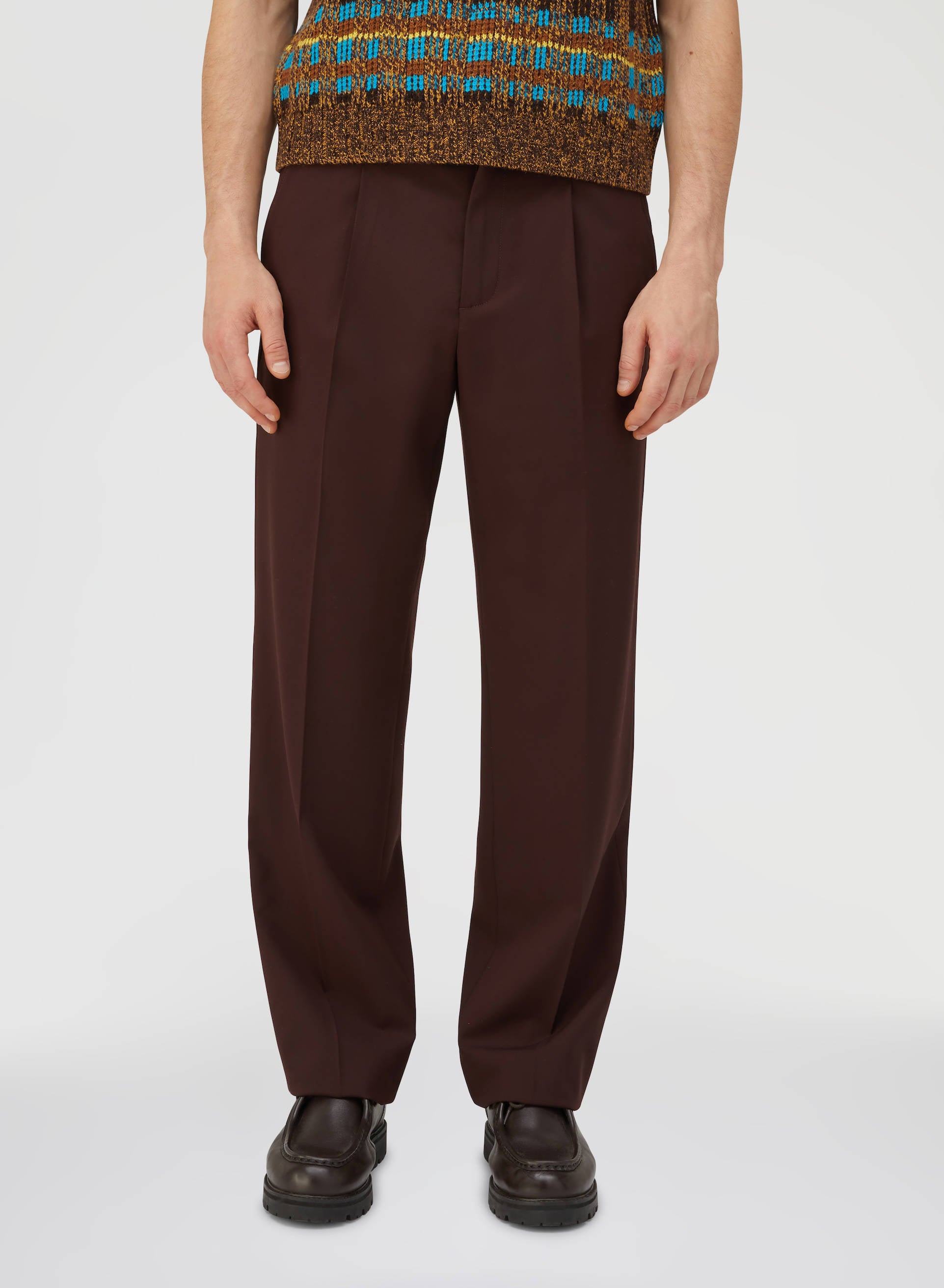 Retori Relaxed Pants Chocolate - Ready To Wear - Luxury Pants for Men