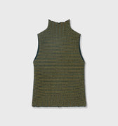 Retori Windows Turtleneck Green, Taupe And Yellow - Knitwear - Luxury Sweaters for Women