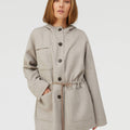 Retori Rope Reversible Parka Ivory And Natural - Ready To Wear - Luxury Parkas for Women